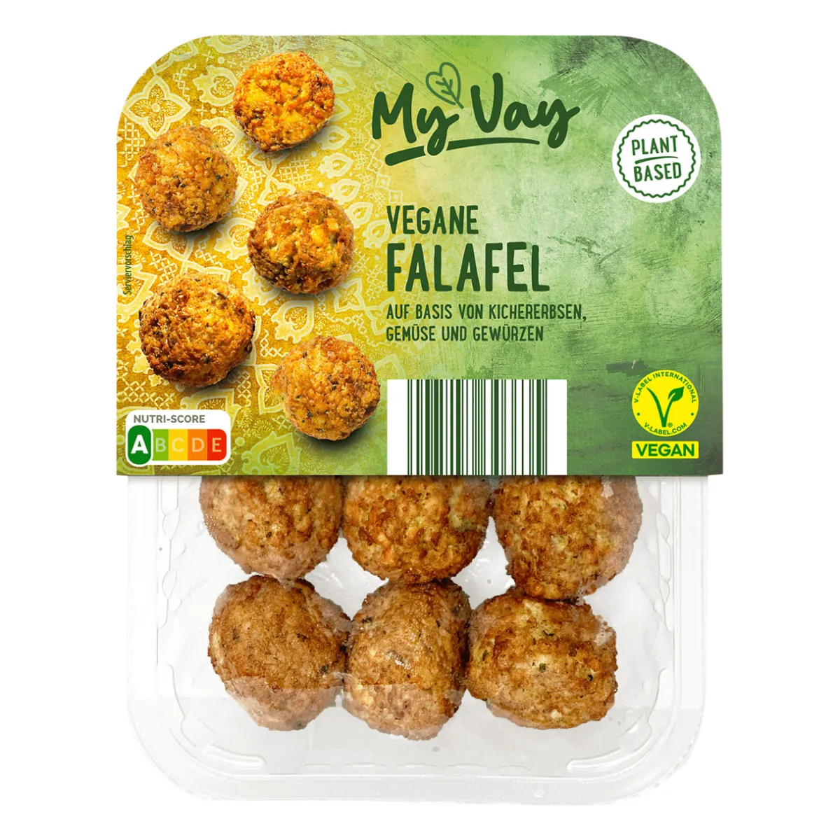 MYVAY Vegane Falafel- / Gemüsebällchen- Veganer Fleischersatz Bei Aldi Nord.