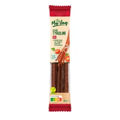 MYVAY Vegane Tyrolini / Wurzerl- Würstchen & Snackwurst Bei Aldi Nord.|Veganer Fleischersatz Bei Aldi Nord.