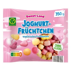 SWEET LAND Vegane / Vegetarische Fruchtgummis- Fruchtgummi, Gummibärchen & Lakritz Bei Aldi Nord.