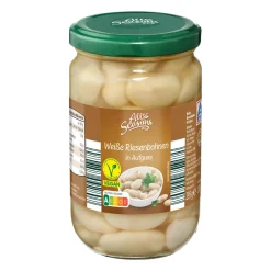 ALL SEASONS Weiße Riesenbohnen- Gemüsekonserven Bei Aldi Nord.