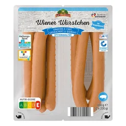 GUT DREI EICHEN Wiener Würstchen- Schweinefleisch Bei Aldi Nord.|Würstchen & Snackwurst Bei Aldi Nord.