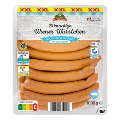 GUT DREI EICHEN Wiener Würstchen XXL- Schweinefleisch Bei Aldi Nord.|Würstchen & Snackwurst Bei Aldi Nord.
