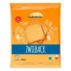 GOLDÄHREN Zwieback- Brot & Toast Bei Aldi Nord.